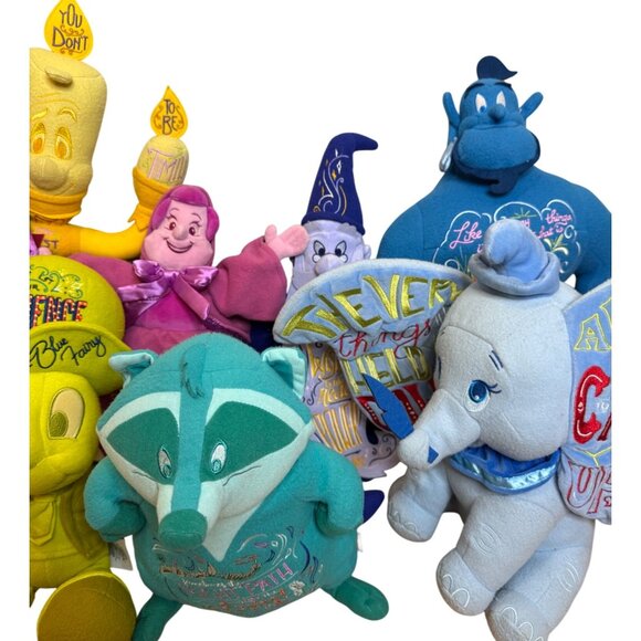 Disney Wisdom Series Collection Plush Set Featuring Simba Jiminy Cricket Dumbo G - Picture 3 of 11